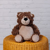Custom embroidered handwriting on stuffed animal bear