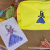 Me Made™ Embroidered Cosmetic Bag: UPLOAD YOUR DRAWING
