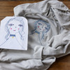 Me Made™ Embroidered Hoodie Sweatshirt: UPLOAD YOUR DRAWING
