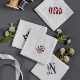 The Perfect Father of the Bride Gift Is A Monogrammed Handkerchief